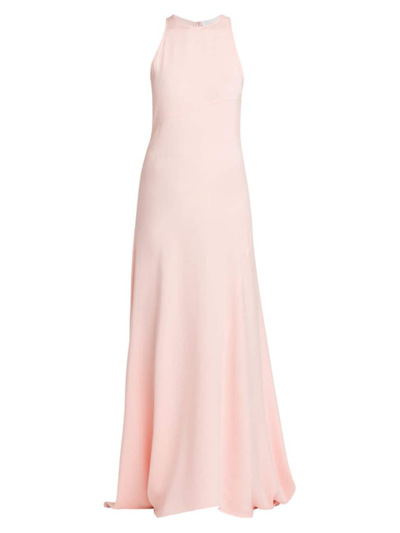 Shop Jil Sander Women's Silk-blend Bias-cut Gown In Pastel Pink