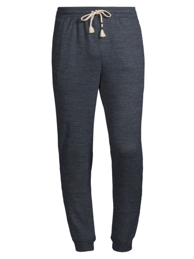 Shop Sol Angeles Men's Thermal Knit Joggers In Indigo