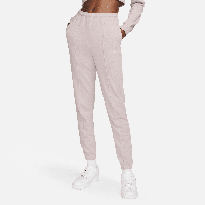 Shop Nike Women's  Sportswear Chill Terry Slim High-waisted French Terry Sweatpants In Purple