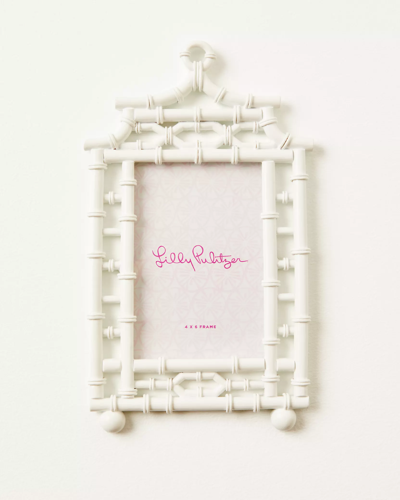 Shop Lilly Pulitzer Two's Company For  Pagoda Frame In Resort White