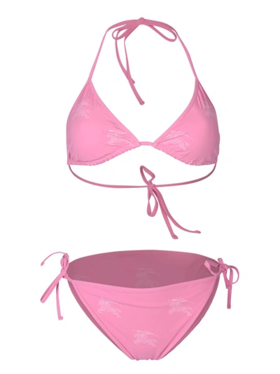 Shop Burberry Swimwear In Pink