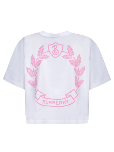 Shop Burberry T-shirts In White