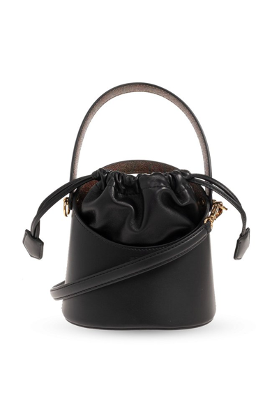 Shop Etro Saturno Mini Shoulder Bag In Black