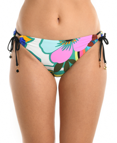 Shop La Blanca Women's Sun Catcher Side-tie Hipster Bikini Bottoms In Floral,multi