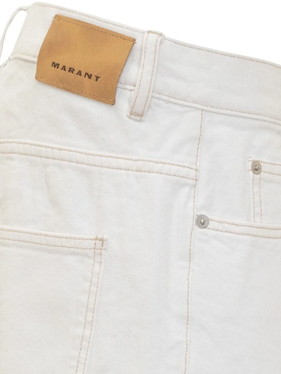 Shop Isabel Marant Joakim Jeans In White