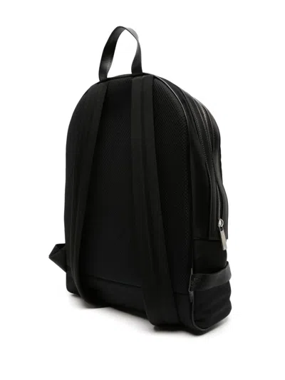 Off-white Core Leather-trimmed Shell Backpack In Black