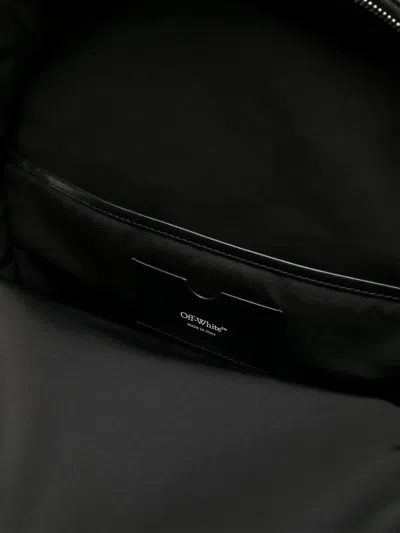 Off-white Core Leather-trimmed Shell Backpack In Black
