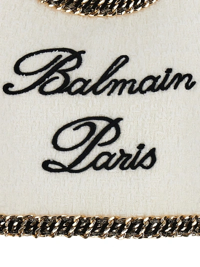 Shop Balmain Signature Tops White/black