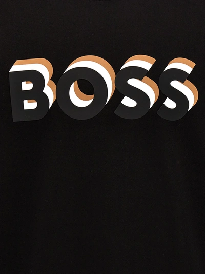 Shop Hugo Boss Logo Sweatshirt Black