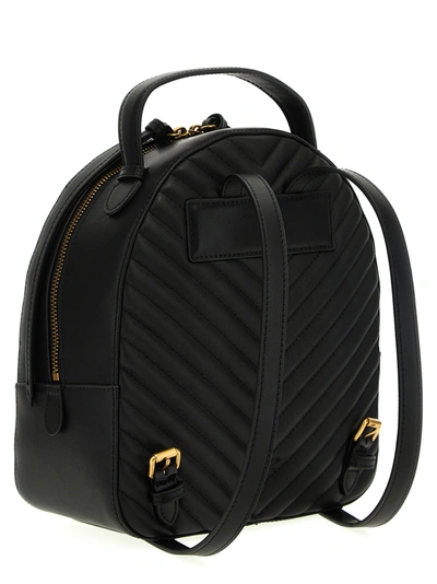 Shop Pinko Love Click Classic Backpacks Black