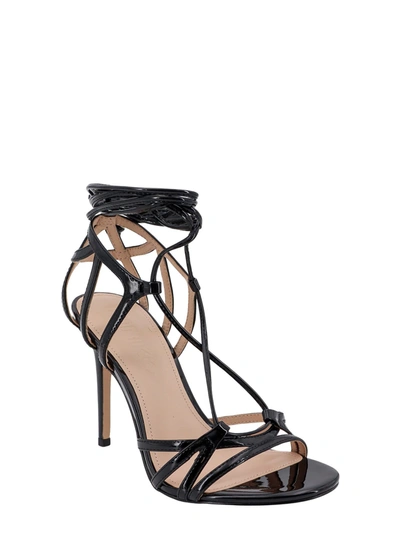 Shop Pinko Patent Leather Sandals
