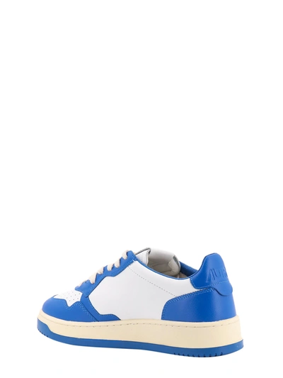 Shop Autry Leather Sneakers With Logo On The Side