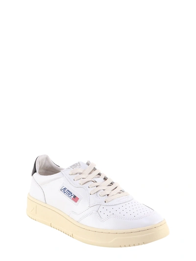 Shop Autry Leather Sneakers With Lateral Logo Patch