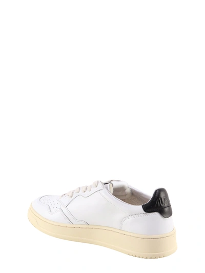 Shop Autry Leather Sneakers With Lateral Logo Patch