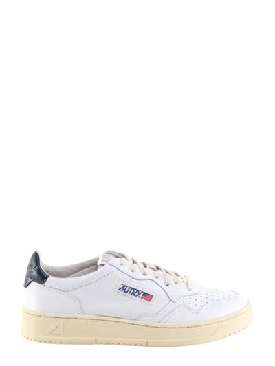 Shop Autry Leather Sneakers With Logo Detail