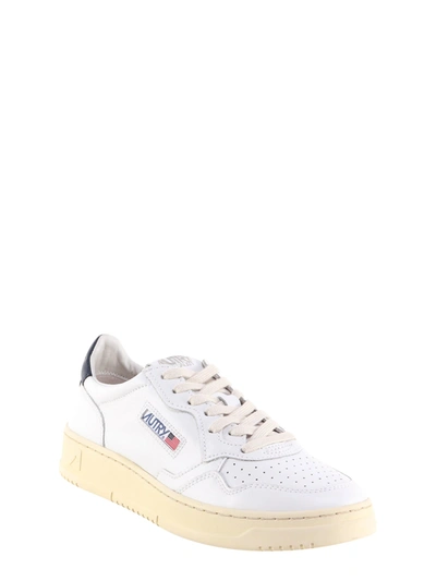 Shop Autry Leather Sneakers With Logo Detail