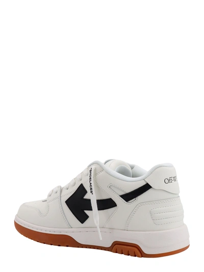 Shop Off-white Leather Sneakers With Iconci Zip Tie