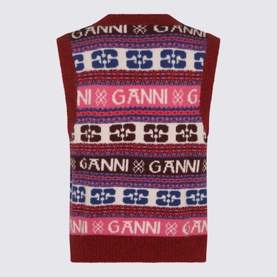 Shop Ganni Top Multicolour