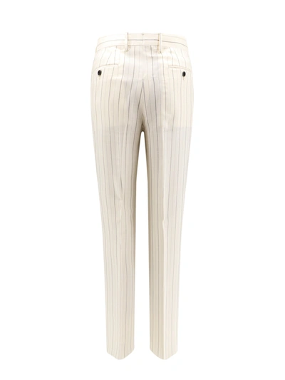 Shop Lardini Striped Viscose Trouser