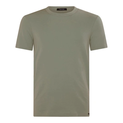 Shop Tom Ford T-shirts And Polos In Matcha
