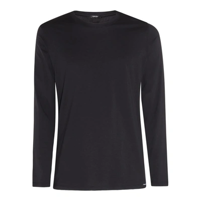Shop Tom Ford T-shirts And Polos Black