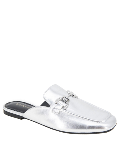 Shop Bcbgeneration Women's Pendall Mule Loafer In Silver