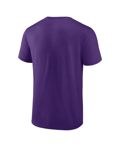 Shop Fanatics Men's  Purple Minnesota Vikings Big And Tall Arc And Pill T-shirt