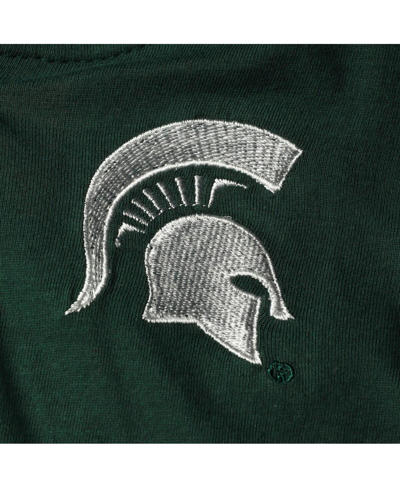 Shop Colosseum Toddler Boys  Green And Heathered Gray Michigan State Spartans Poppies Hoodie And Sweatpant In Green,heathered Gray