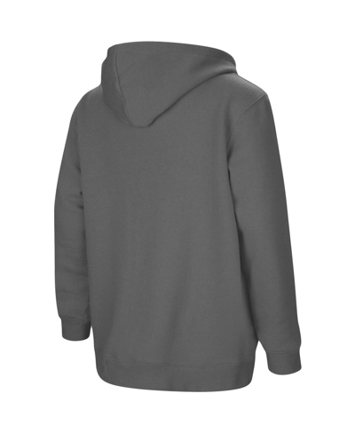 Colosseum Youth  Charcoal Alabama Crimson Tide 2-hit Team Pullover Hoodie In Charcoal