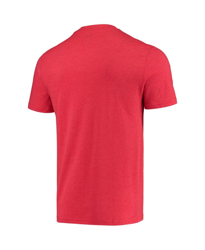 Shop Concepts Sport Men's  Heathered Charcoal, Red Distressed Cincinnati Bearcats Meter T-shirt And Pants  In Heathered Charcoal,red