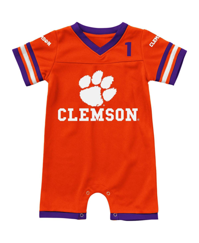 Shop Colosseum Boys And Girls Infant  Orange Clemson Tigers Bumpo Football Romper