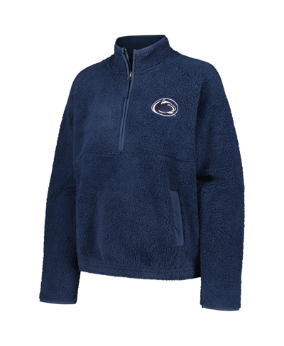 Boxercraft Women's Blue Penn State Nittany Lions Everest Half-zip Sweatshirt In Blue