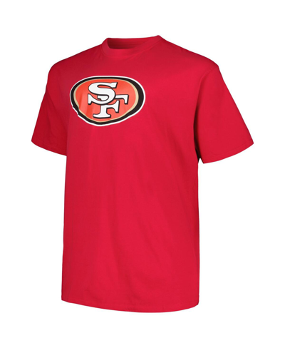 Fanatics Men's  Brock Purdy Scarlet San Francisco 49ers Big And Tall Player Name And Number T-shirt In Scarlet