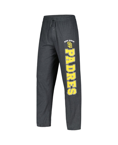 Concepts Sport Men's  Charcoal, Brown San Diego Padres Meter T-shirt And Pants Sleep Set In Charcoal,brown