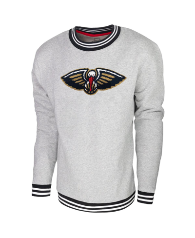 Shop Stadium Essentials Men's  Black New Orleans Pelicans Club Level Pullover Sweatshirt