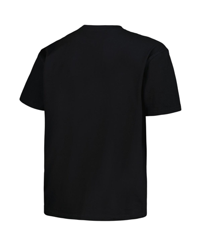 Shop Profile Men's  Black Nebraska Huskers Big And Tall Pop T-shirt