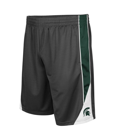 Colosseum Charcoal Michigan State Spartans Turnover Shorts In Charcoal