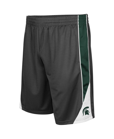Shop Colosseum Men's  Charcoal Michigan State Spartans Turnover Shorts
