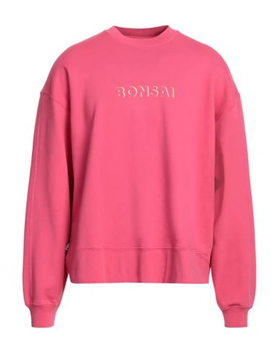 Shop Bonsai Man Sweatshirt Fuchsia Size Xl Cotton In Pink