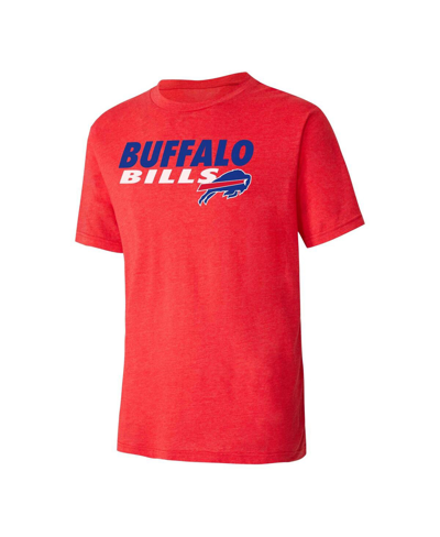 Shop Concepts Sport Men's  Royal, Red Buffalo Bills Meter T-shirt And Shorts Sleep Set In Royal,red