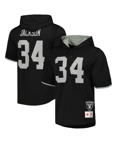 Shop Mitchell & Ness Men's  Bo Jackson Black Los Angeles Raiders Gridiron Classics Retired Player Name And