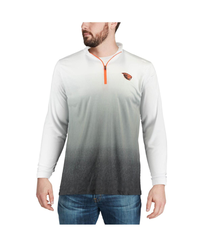 Colosseum Men's  Gray Oregon State Beavers Magic Team Logo Quarter-zip Jacket In Gray