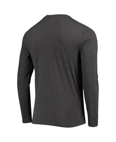 Concepts Sport Red/heathered Charcoal Texas Tech Red Raiders Meter Long Sleeve T-shirt & Pants Sleep In Red,heathered Charcoal