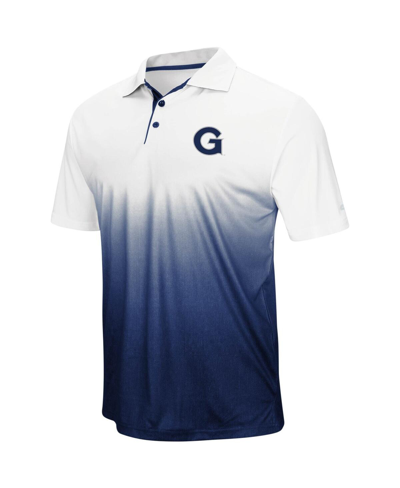 Shop Colosseum Men's  Navy Georgetown Hoyas Magic Team Logo Polo Shirt