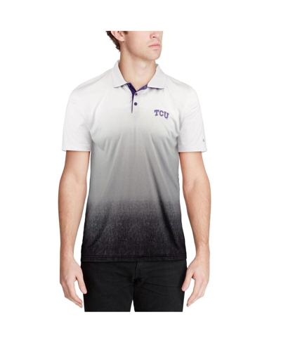 Colosseum Gray Tcu Horned Frogs Magic Team Logo Polo In Gray