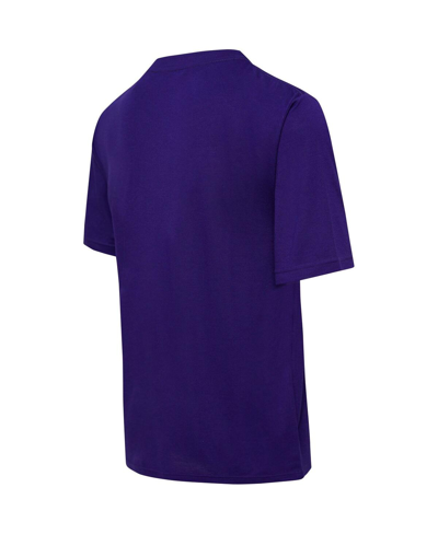 Shop College Concepts Men's  Purple, Black Charlotte Hornets Arctic T-shirt And Pajama Pants Sleep Set In Purple,black