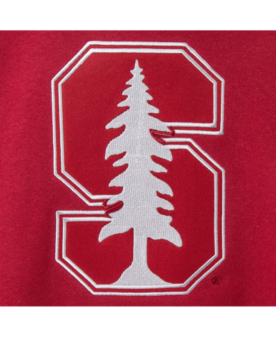 Stadium Athletic Cardinal Stanford Cardinal Team Big Logo Pullover Hoodie In Cardinal
