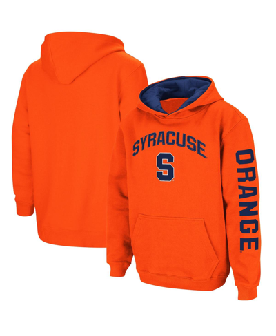 Shop Colosseum Youth Boys  Orange Syracuse Orange 2-hit Team Pullover Hoodie