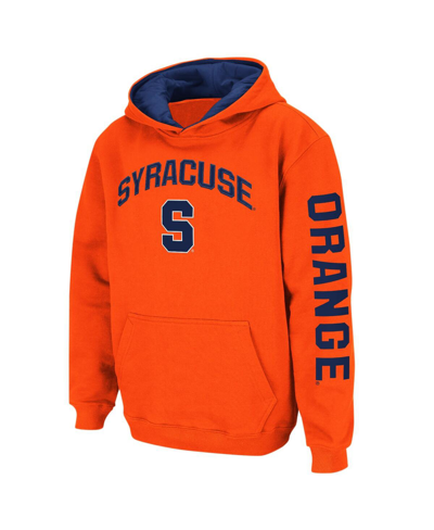 Colosseum Youth  Orange Syracuse Orange 2-hit Team Pullover Hoodie In Orange