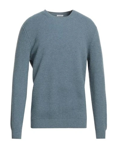 Shop Malo Man Sweater Pastel Blue Size 46 Cashmere